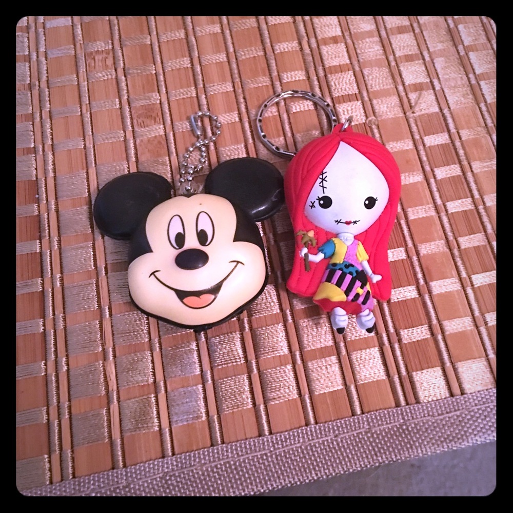 2 Disney keychains